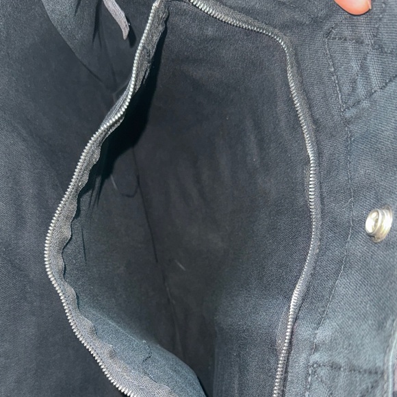 Hermes Black Totes Toile Herline PM - Picture 4 of 4